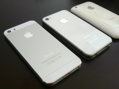 iPhone 5s とその前任たち